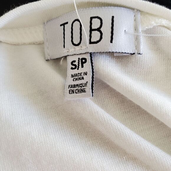 Tobi White Stretch Mini Dress NWT - Picture 6 of 8